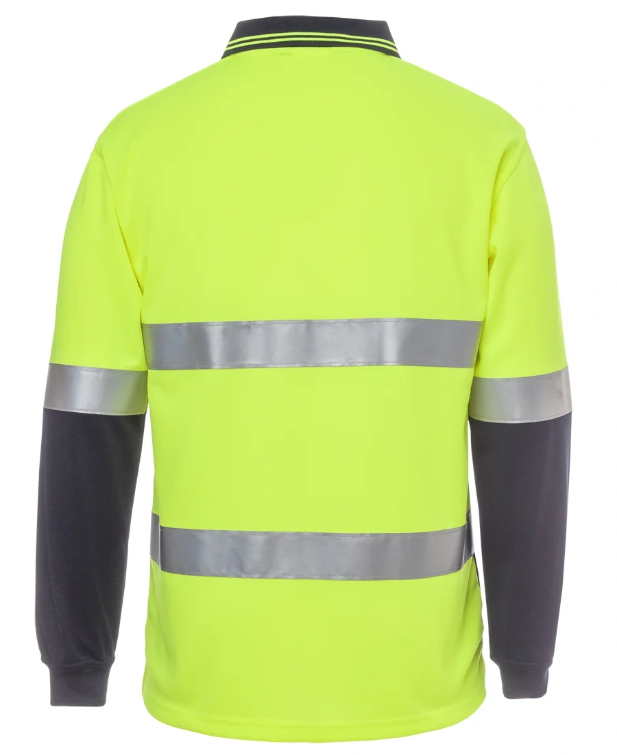 JB's Hi Vis L/S (D+N) Traditional Polo - Image 3