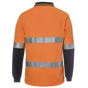 JB's Hi Vis L/S (D+N) Traditional Polo - Thumbnail Image 5