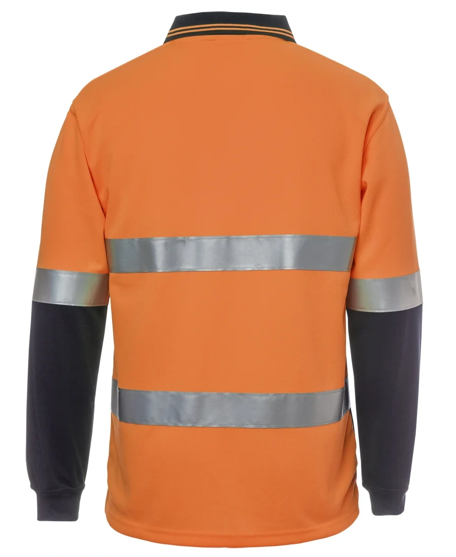 JB's Hi Vis L/S (D+N) Traditional Polo - Image 5