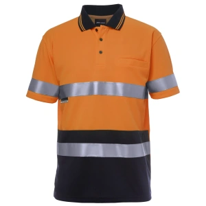 JB's Hi Vis S/S (D+N) Traditional Polo - Thumbnail Image 4