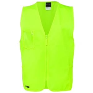 JB's Hi Vis Zip Safety Vest - Thumbnail Image 2