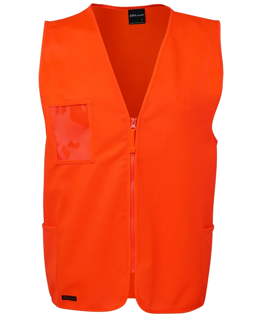JB's Hi Vis Zip Safety Vest - Image 6