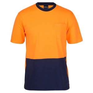 JB's Hi Vis Crew Neck Cotton T-Shirt - Thumbnail Image 2