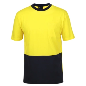 JB's Hi Vis Crew Neck Cotton T-Shirt - Thumbnail Image 4