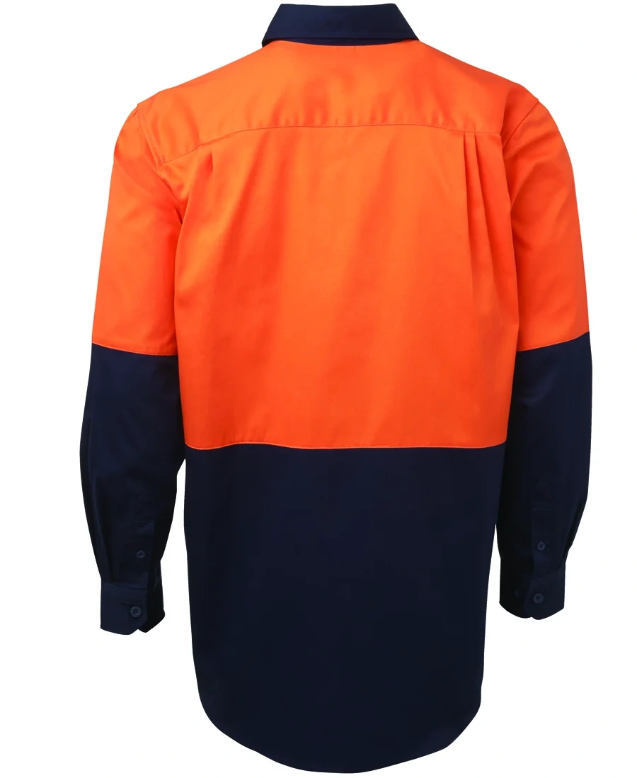 JB's Hi Vis L/S 190G Work Shirt - Image 3