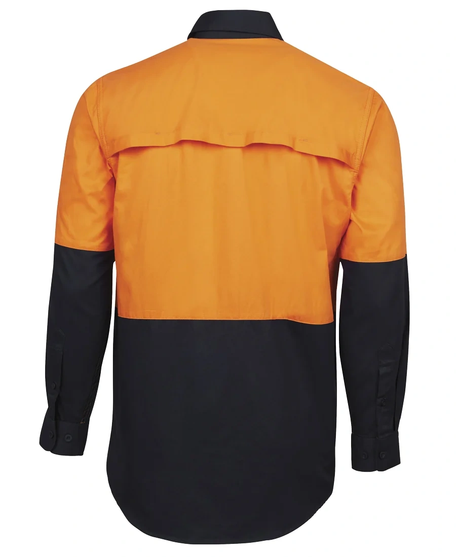 JB's Hi Vis L/S 150G Work Shirt - Image 3