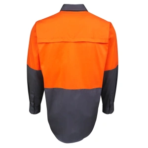 JB's Hi Vis L/S 150G Work Shirt - Thumbnail Image 5