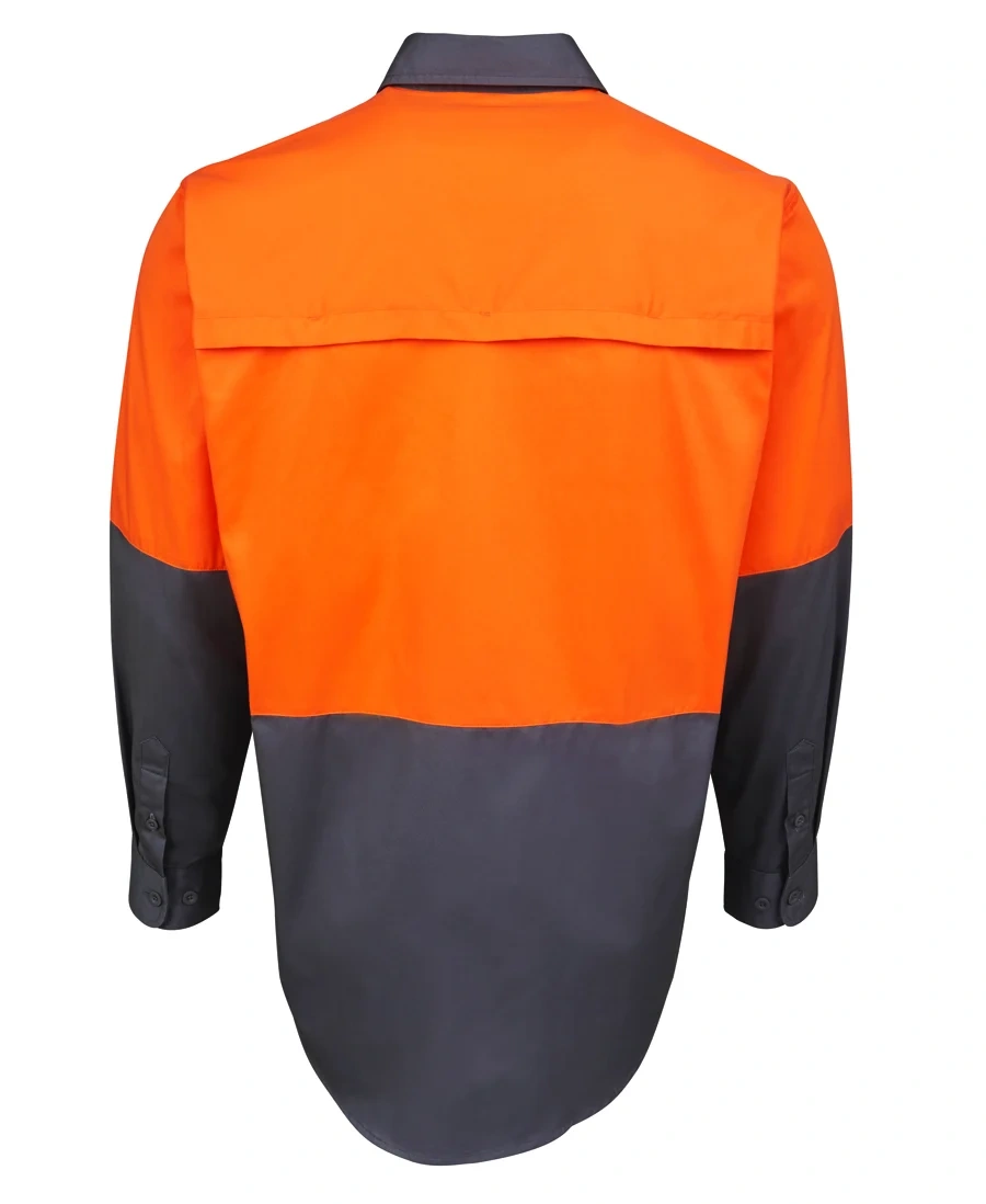 JB's Hi Vis L/S 150G Work Shirt - Image 5