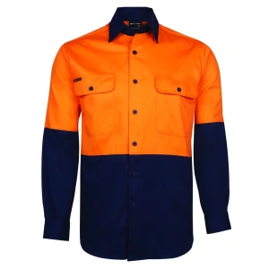 JB's Hi Vis L/S 150G Work Shirt - Thumbnail Image 6