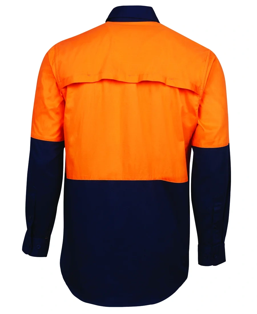 JB's Hi Vis L/S 150G Work Shirt - Image 7