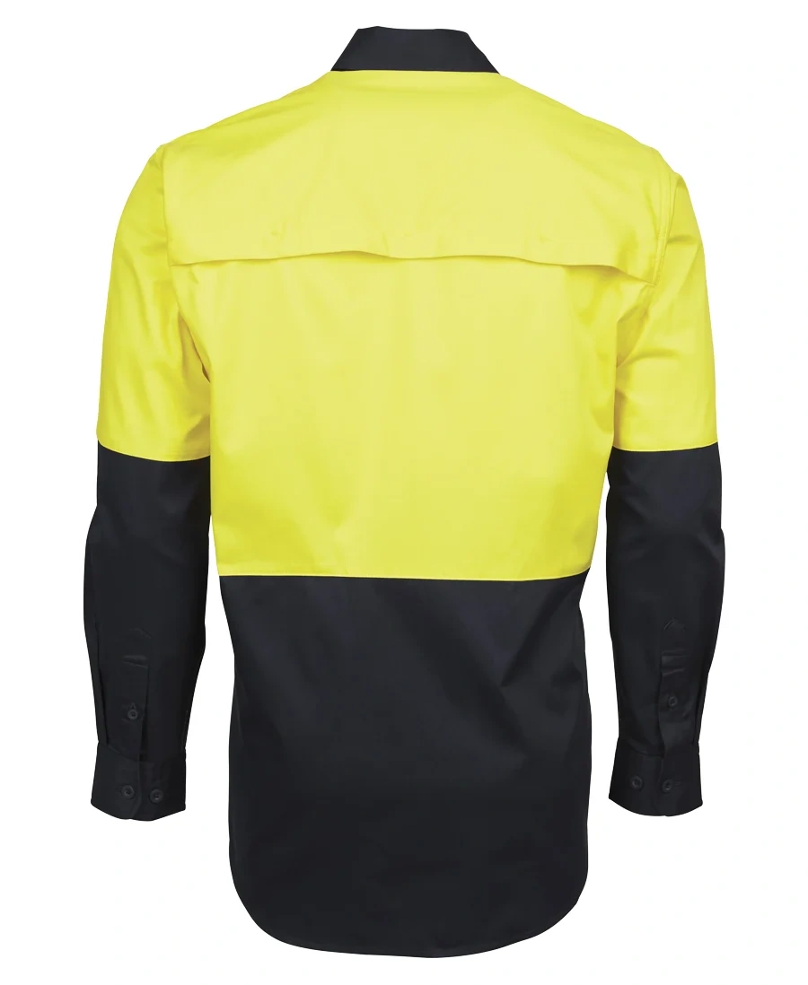 JB's Hi Vis L/S 150G Work Shirt - Image 9