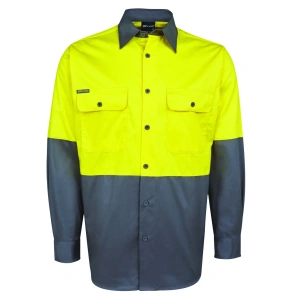 JB's Hi Vis L/S 150G Work Shirt - Thumbnail Image 10