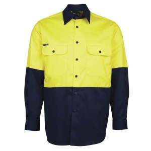 JB's Hi Vis L/S 150G Work Shirt - Thumbnail Image 12
