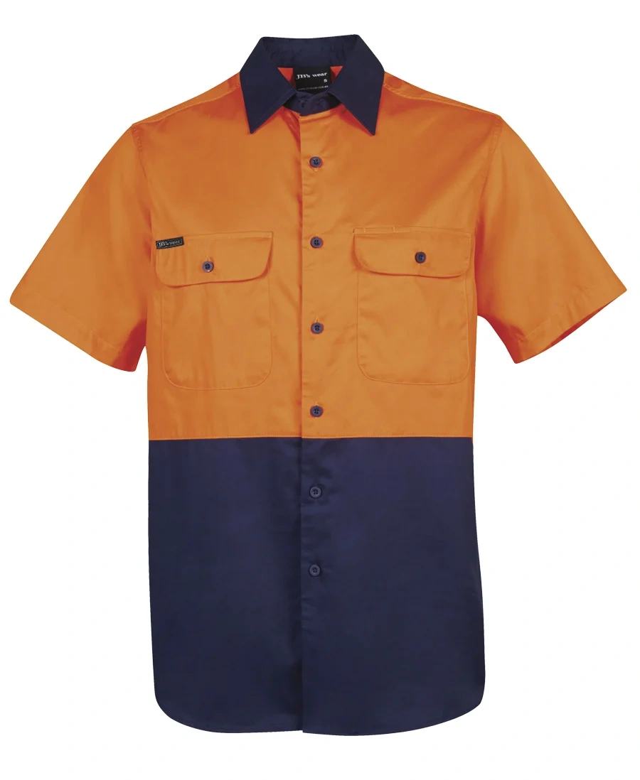 JB's Hi Vis S/S 150G Work Shirt - Image 2