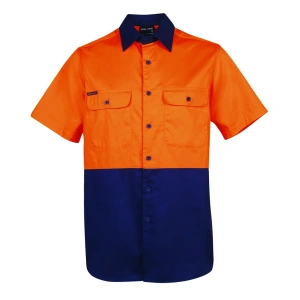 JB's Hi Vis S/S 150G Work Shirt - Thumbnail Image 4