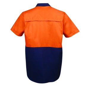JB's Hi Vis S/S 150G Work Shirt - Thumbnail Image 5