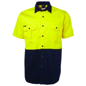JB's Hi Vis S/S 190G Work Shirt - Thumbnail Image 4