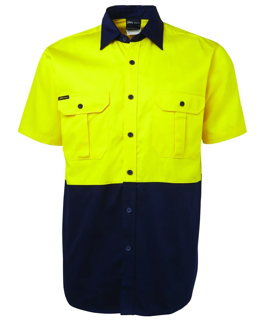 JB's Hi Vis S/S 190G Work Shirt - Image 4