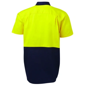 JB's Hi Vis S/S 190G Work Shirt - Thumbnail Image 5