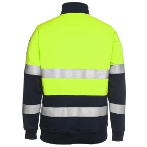 JB's Hi Vis (D+N) 1/2 Zip Fleecy Sweat - Thumbnail Image 3