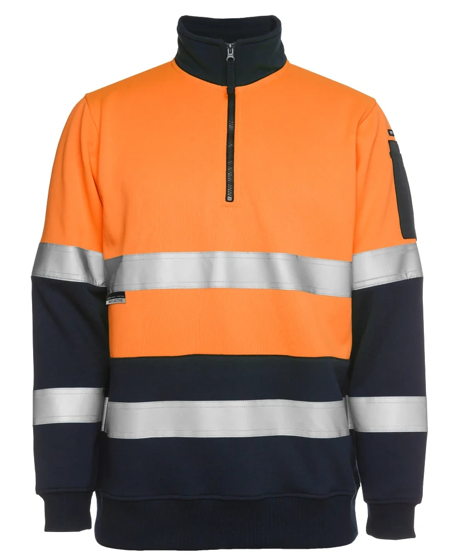 JB's Hi Vis (D+N) 1/2 Zip Fleecy Sweat - Image 4