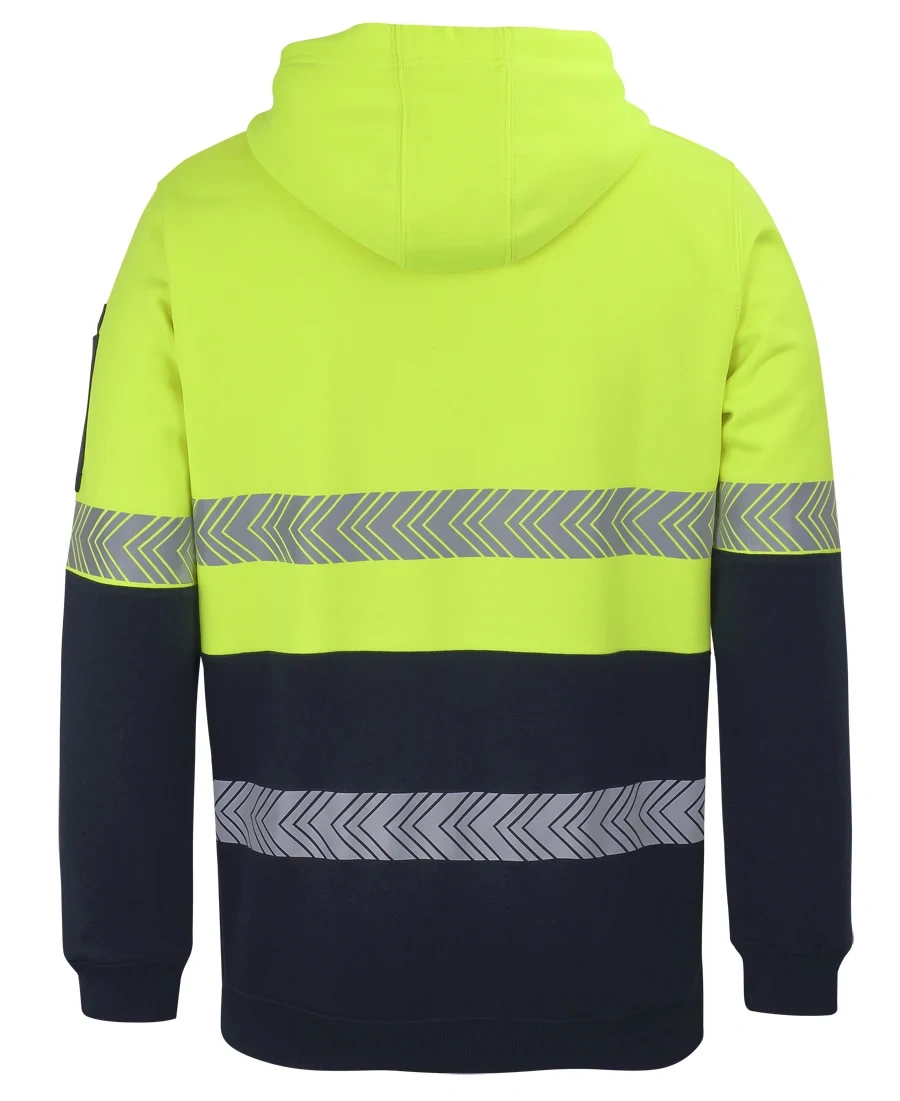 JB's Hi Vis (D+N) 1/2 Zip Segmented Tape Hoodie - Image 3