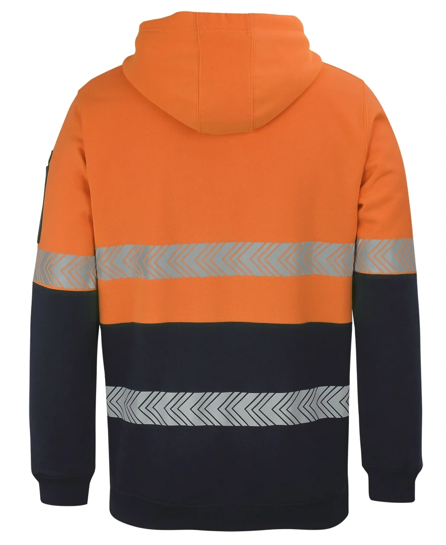 JB's Hi Vis (D+N) 1/2 Zip Segmented Tape Hoodie - Image 5