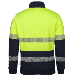 JB's Hi Vis ½ Zip Segmented Tape Fleecy - Thumbnail Image 3