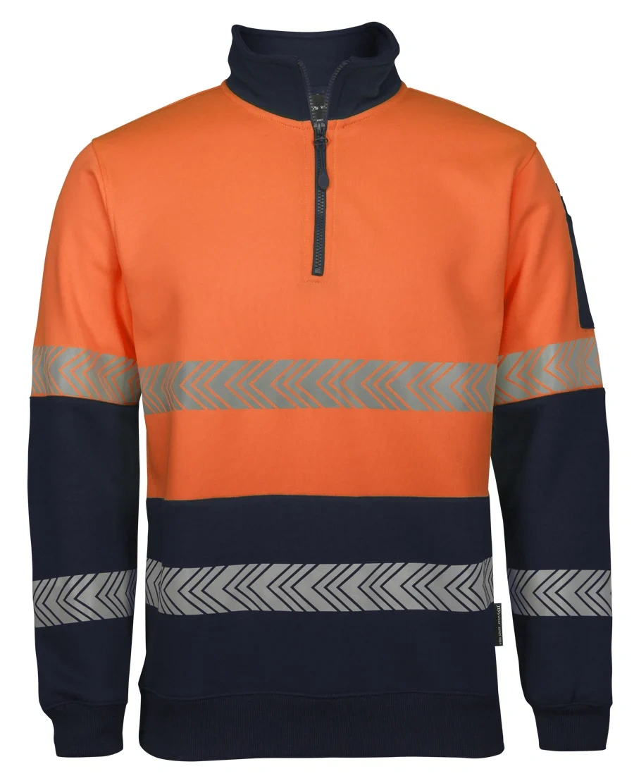 JB's Hi Vis ½ Zip Segmented Tape Fleecy - Image 4