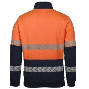 JB's Hi Vis ½ Zip Segmented Tape Fleecy - Thumbnail Image 5