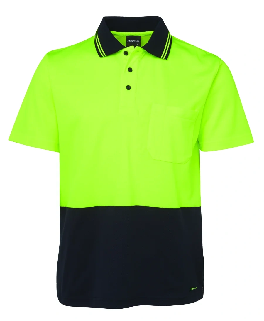 JB's Hi Vis Non Cuff S/S Cotton Back - Image 2