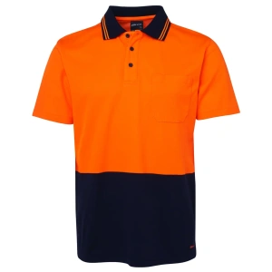 JB's Hi Vis Non Cuff S/S Cotton Back - Thumbnail Image 4