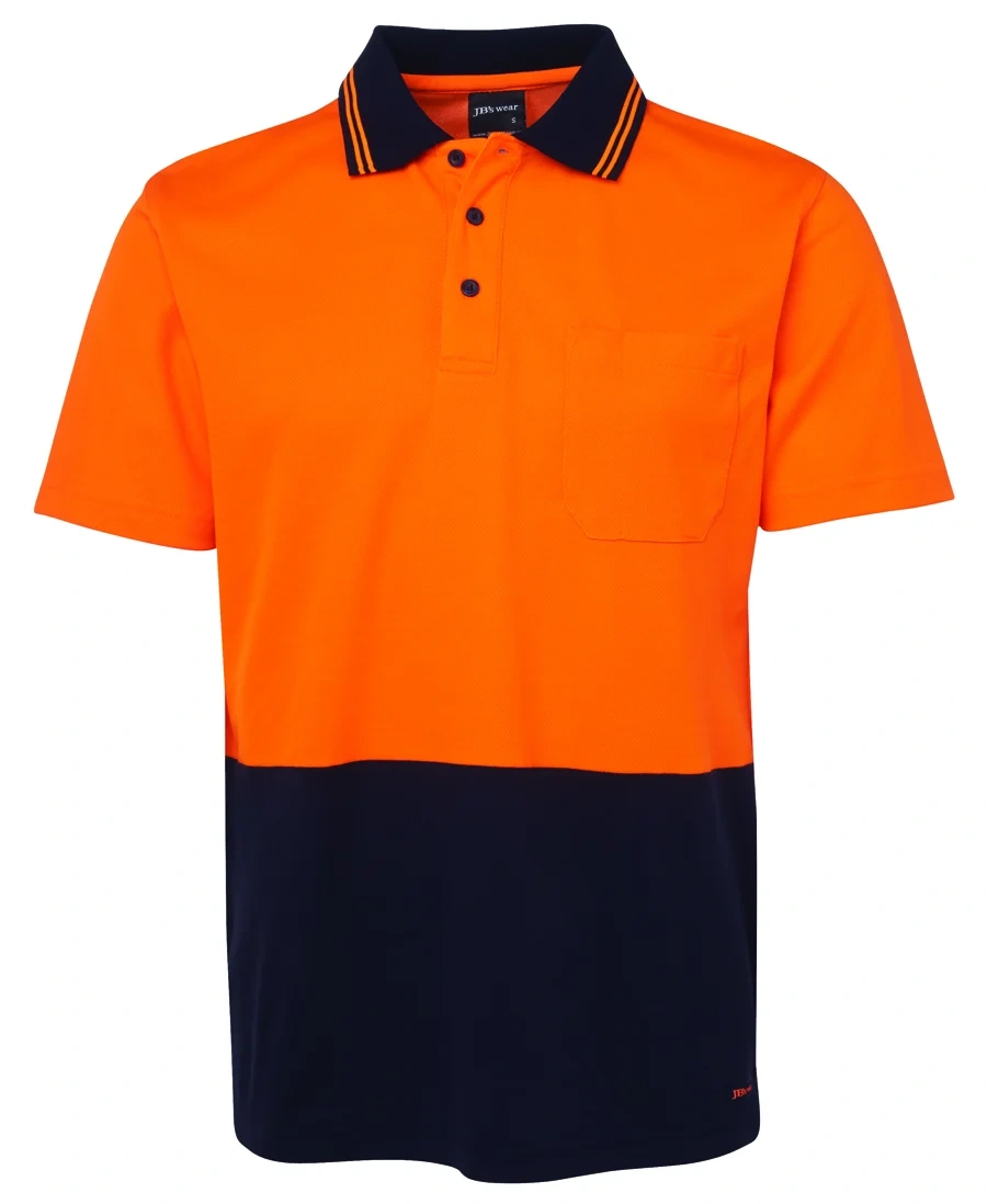 JB's Hi Vis Non Cuff S/S Cotton Back - Image 4