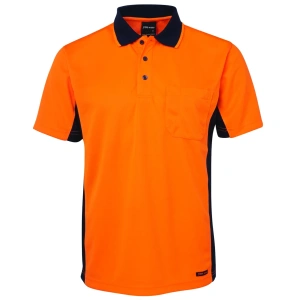 JB's Hi Vis S/S Sport Polo - Thumbnail Image 4