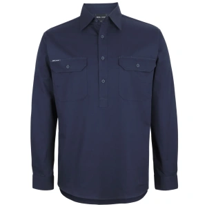 JB's Close Front L/S 150g Work Shirt - Thumbnail Image 2