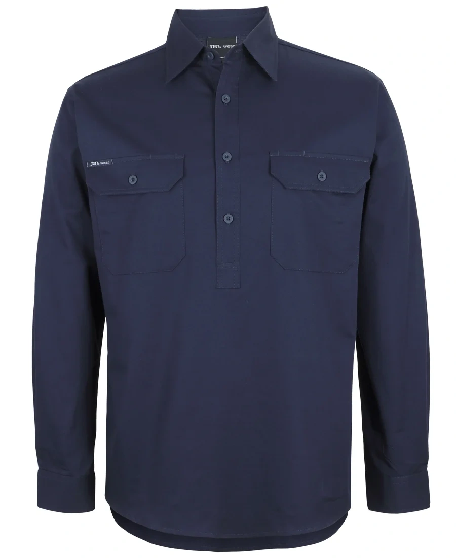 JB's Close Front L/S 150g Work Shirt - Image 2