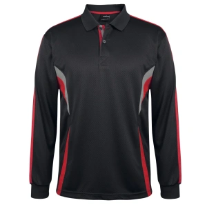 Podium L/S Cool Polo - Thumbnail Image 2