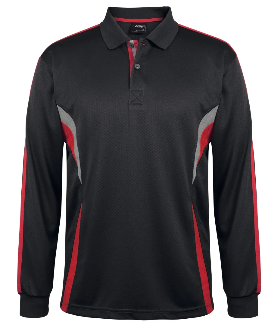 Podium L/S Cool Polo - Image 2