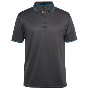 Podium Jacquard Contrast Polo - Thumbnail Image 6