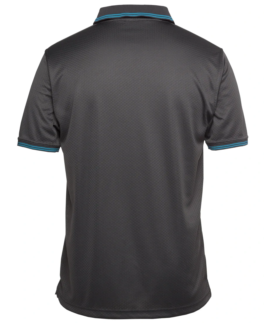 Podium Jacquard Contrast Polo - Image 7