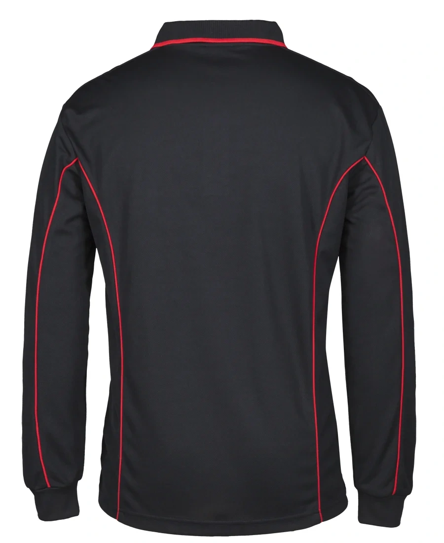 Podium L/S Piping Polo - Image 3