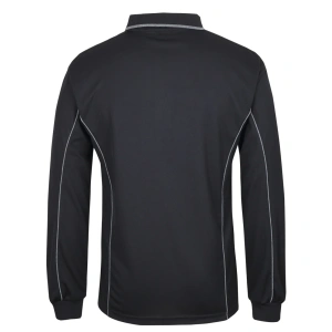 Podium L/S Piping Polo - Thumbnail Image 5