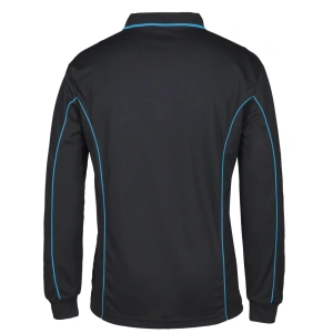 Podium L/S Piping Polo - Thumbnail Image 7
