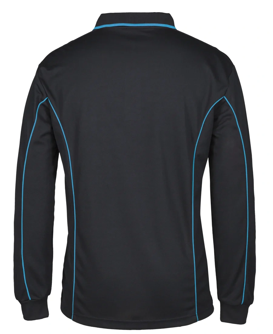 Podium L/S Piping Polo - Image 7