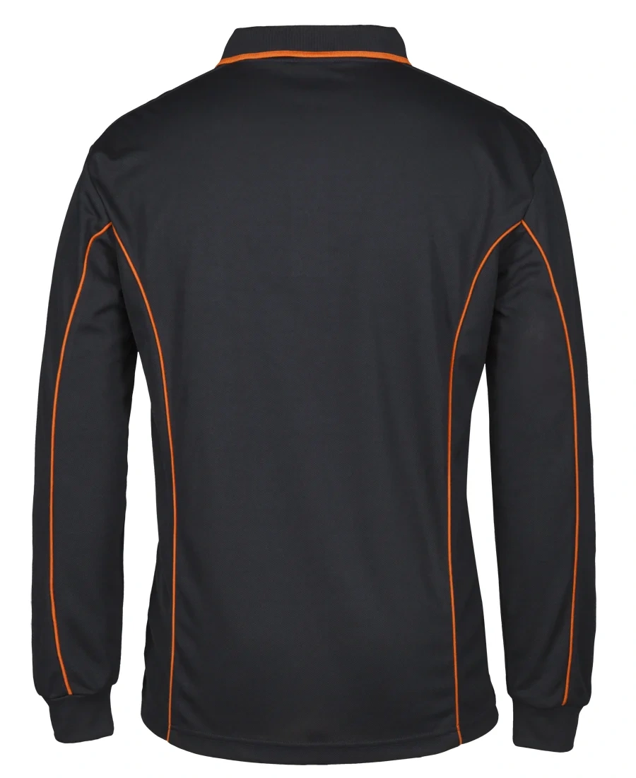 Podium L/S Piping Polo - Image 9