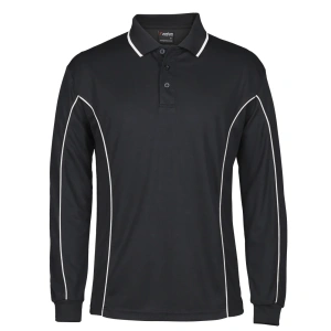 Podium L/S Piping Polo - Thumbnail Image 10