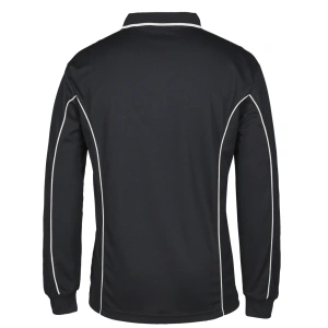 Podium L/S Piping Polo - Thumbnail Image 11