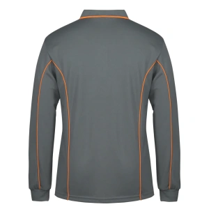Podium L/S Piping Polo - Thumbnail Image 13
