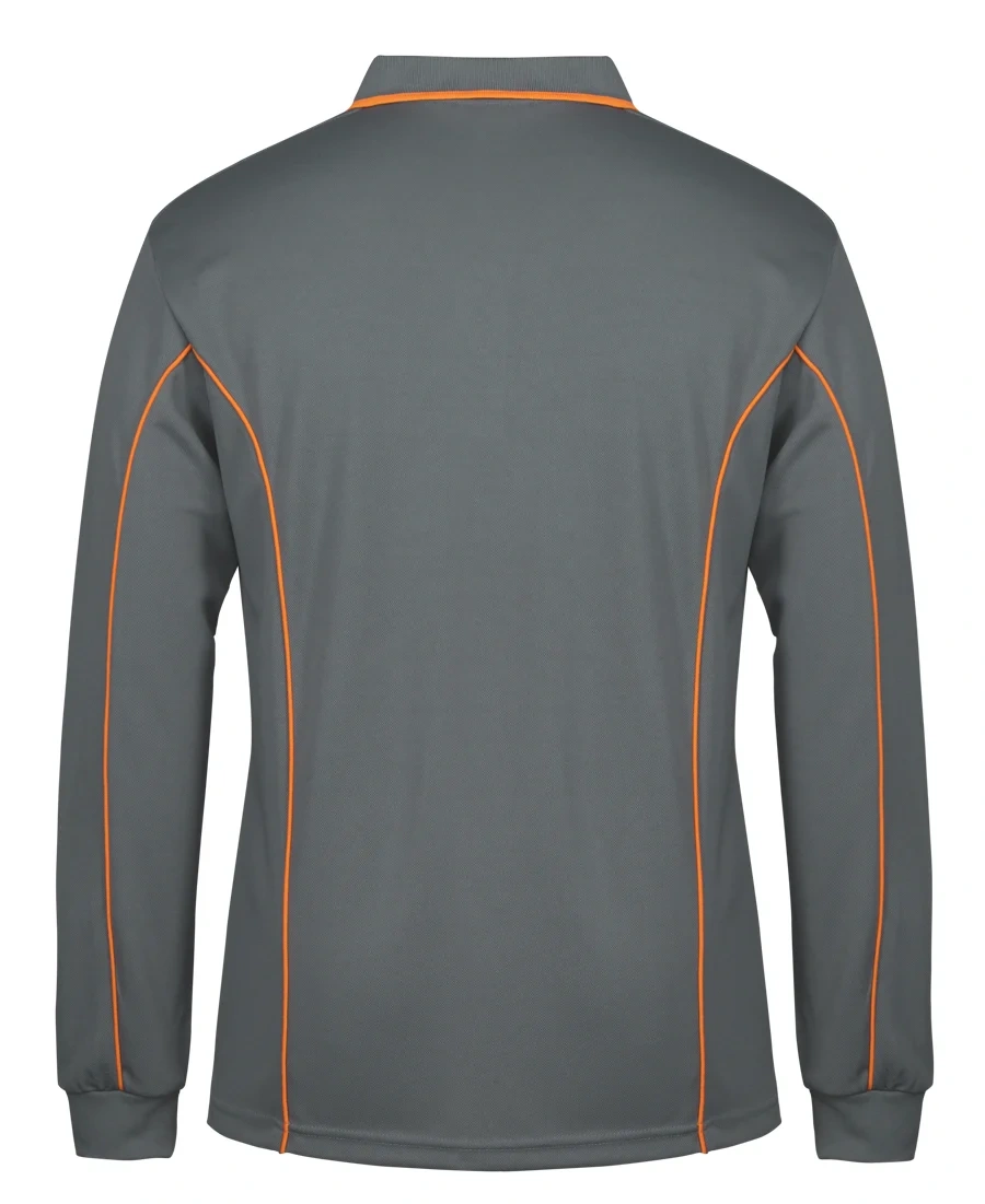 Podium L/S Piping Polo - Image 13
