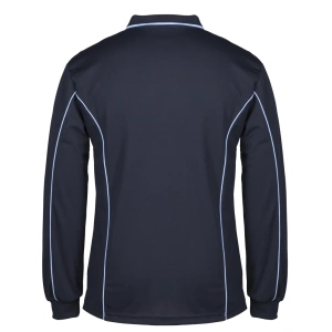 Podium L/S Piping Polo - Thumbnail Image 15
